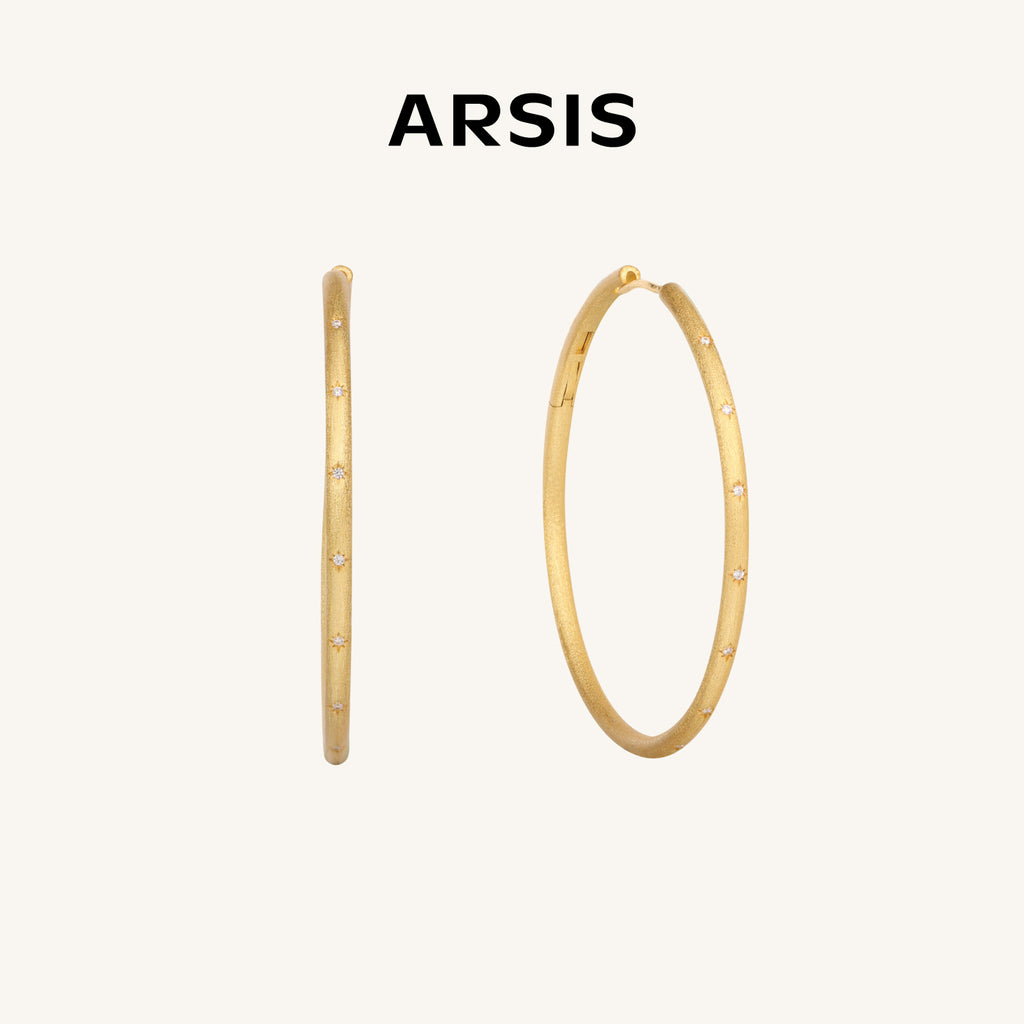 Mix & Match Oversized Thin Hoop Earrings