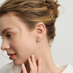 Lucia Triple-Illusion Stud Earrings