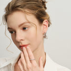 Lucia Swirl Statement Hoop Earrings