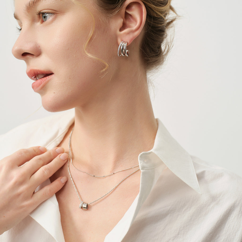 Lucia Double Chain Necklace