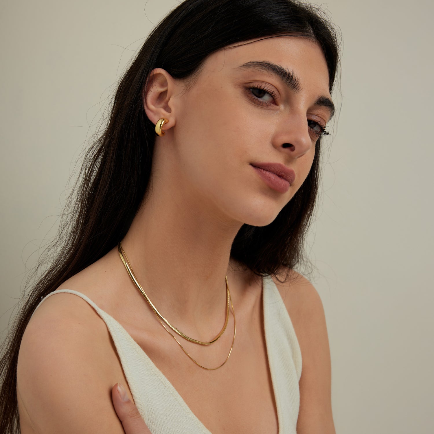 Mix & Match Snake Chain Twin Necklace