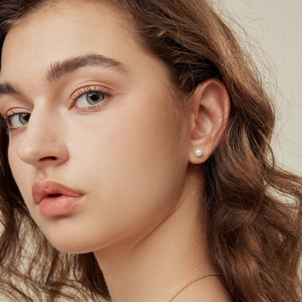 Innocence Age Pearl Smile Two-Way Earrings