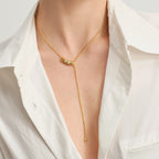 Lucia Slider Lariat Necklace