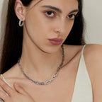 Mix & Match Cubic Zirconia Cuban Necklace