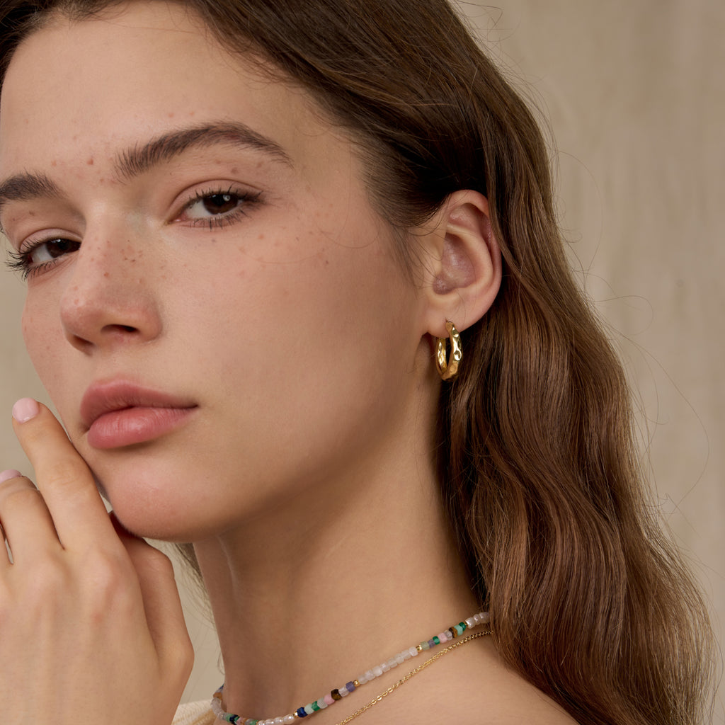 Mix & Match Textured Huggie Earrings