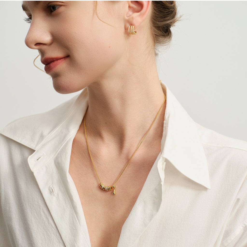 Lucia Slider Lariat Necklace