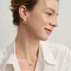 Lucia Triple Wave Huggie Earrings