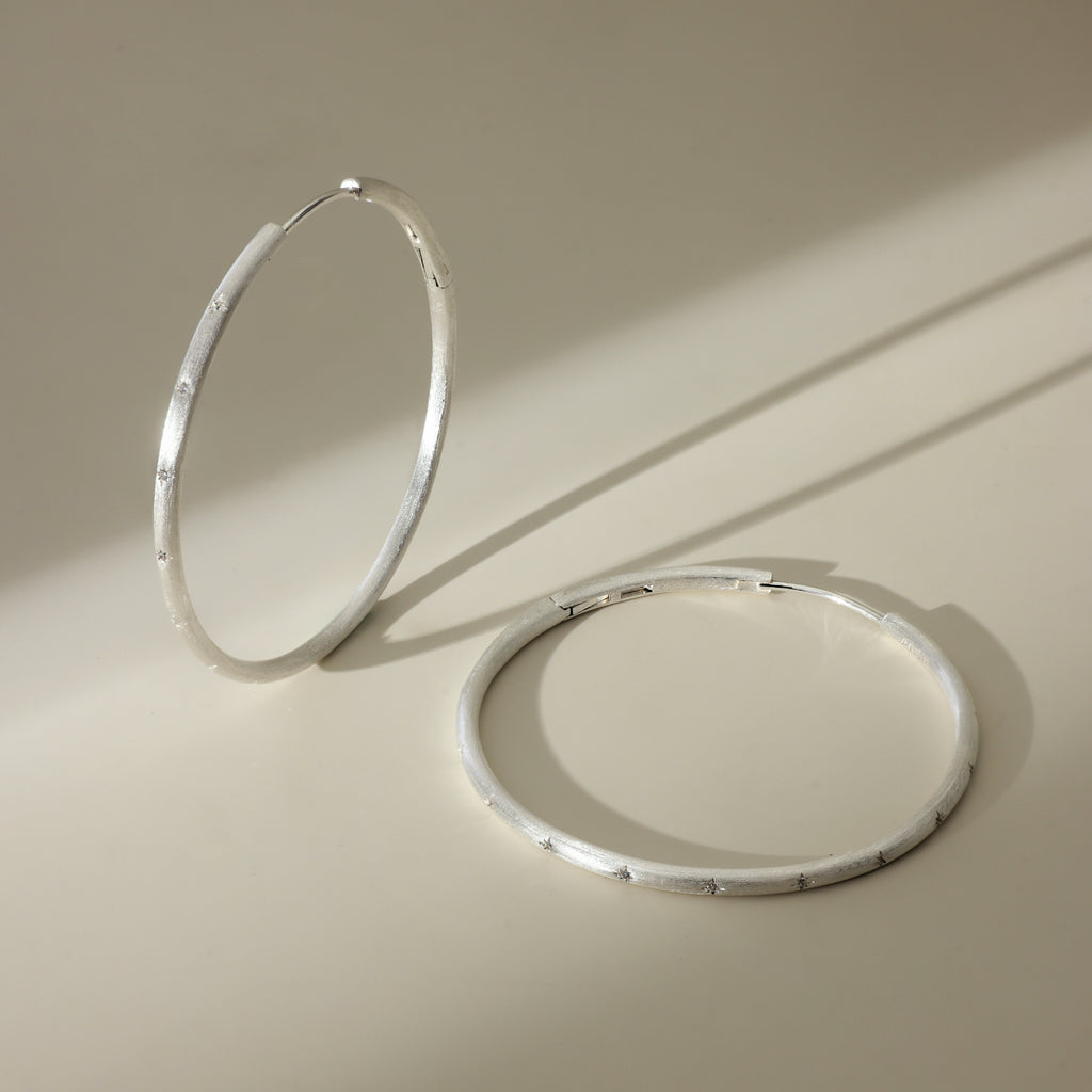 Mix & Match Oversized Thin Hoop Earrings