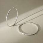 Mix & Match Oversized Thin Hoop Earrings