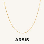 Wave Thin Chain Link Necklace
