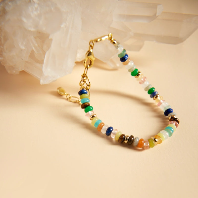 Secret Garden Rainbow Beaded Bracelet