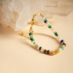 Secret Garden Rainbow Beaded Bracelet