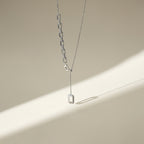 Medium Paperclip Lariat Necklace