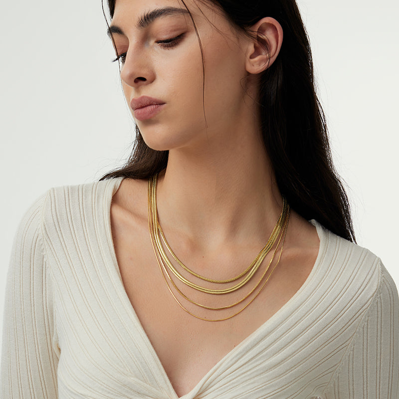 Mix & Match Detachable Snake Chain Necklace