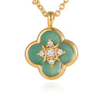 Secret Garden Clover Pendant Necklace