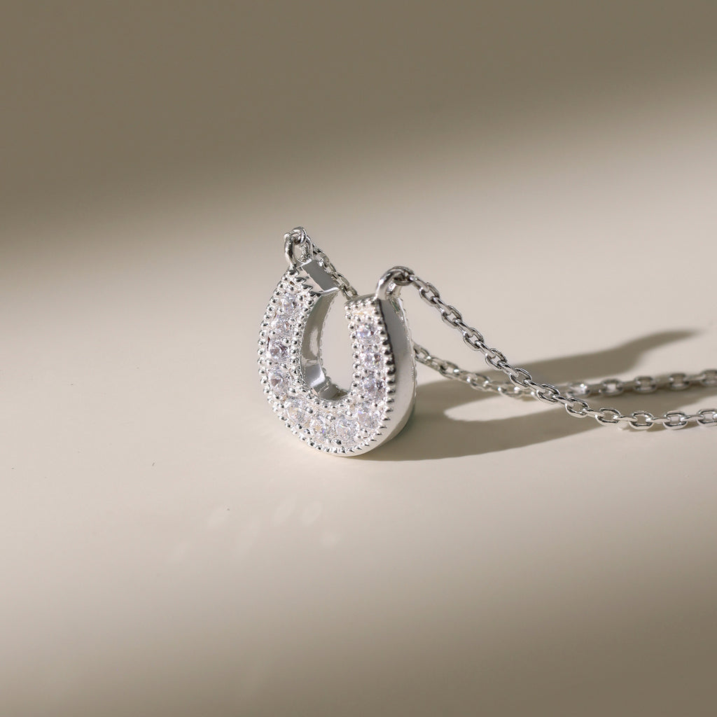Lucky Symbol Horseshoe Necklace