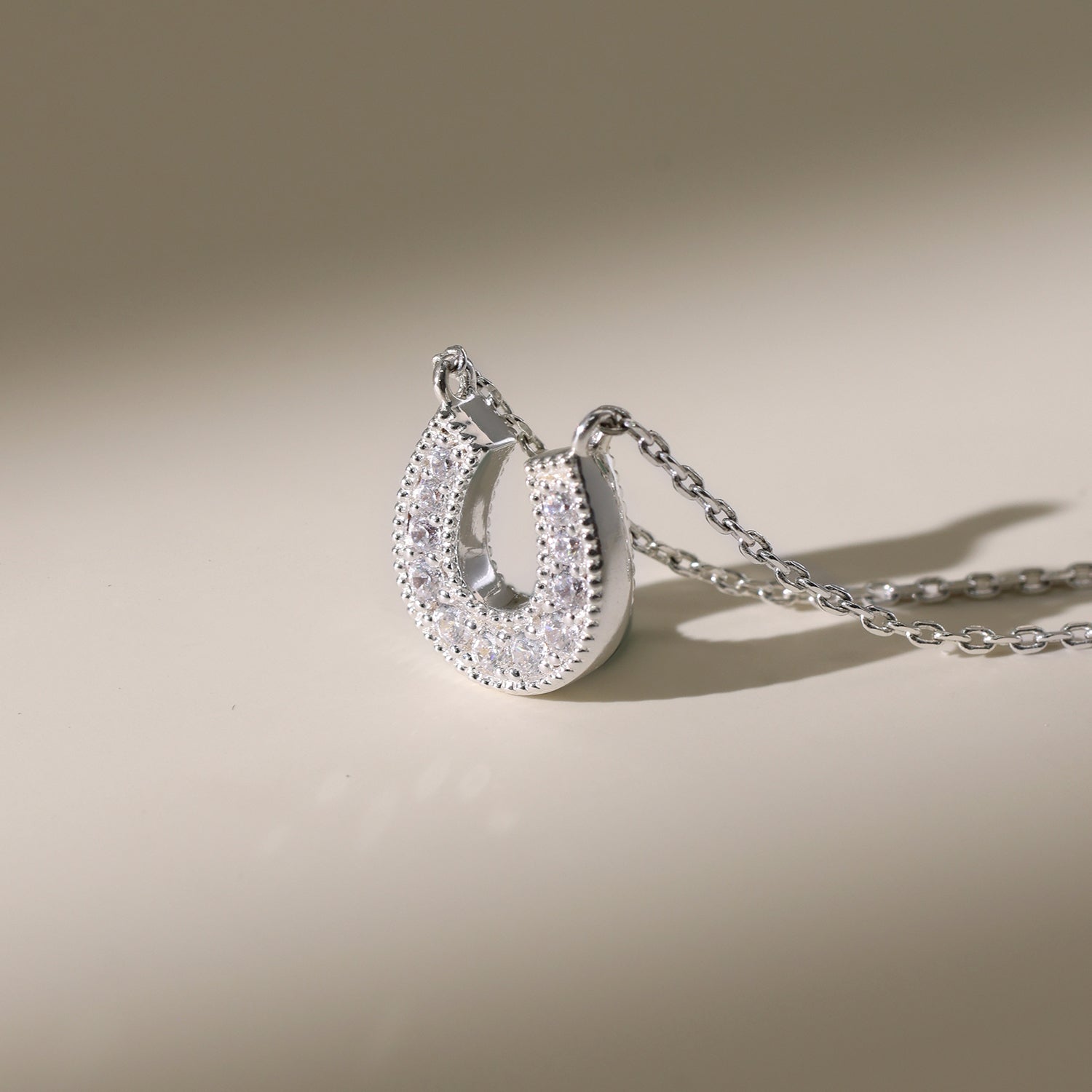 Lucky Symbol Horseshoe Necklace
