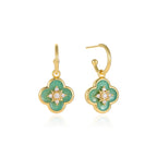 Secret Garden Clover Drop Earrings