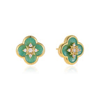 Secret Garden Clover Stud Earrings