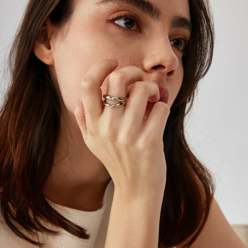 Crafted Spiral Open Ring