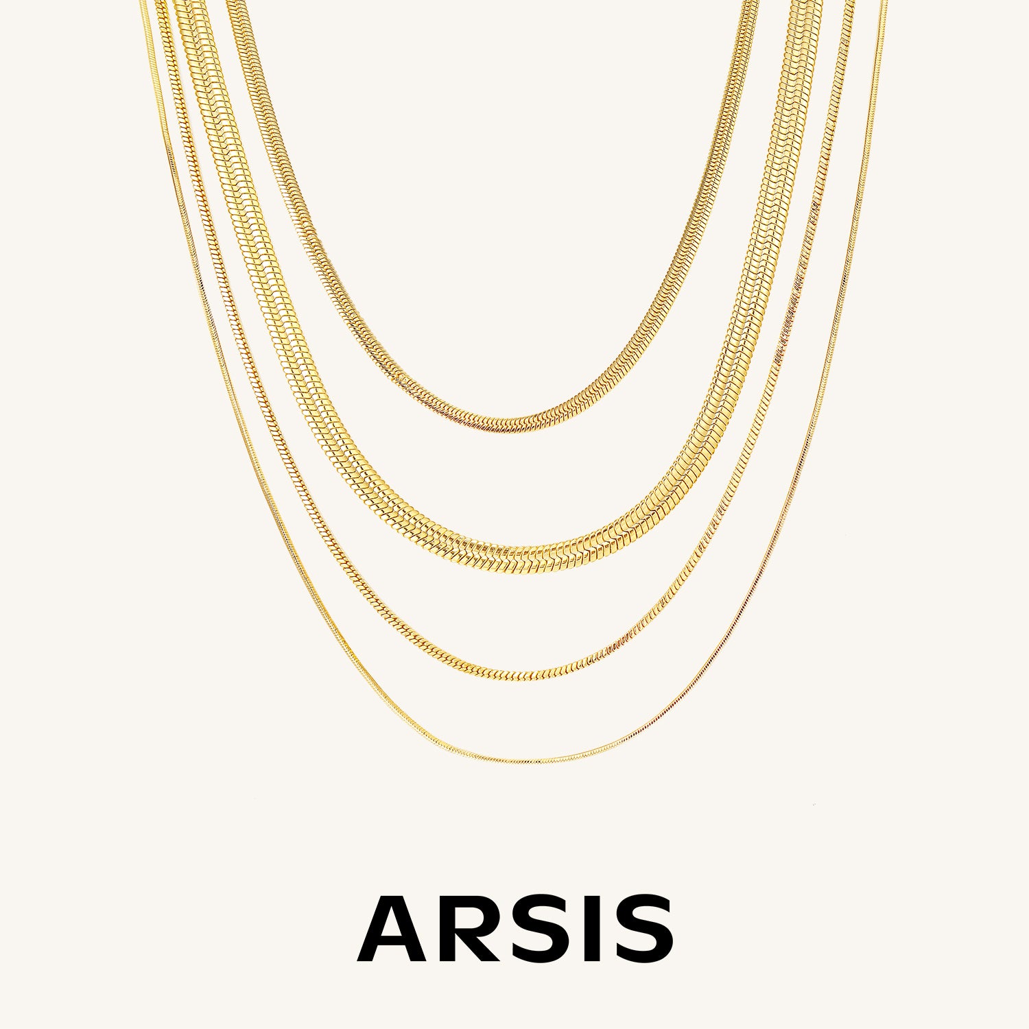 Mix & Match Detachable Snake Chain Necklace