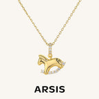 Good Luck Horse Pendant Necklace