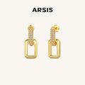 Mix & Match CZ Rectangular Earrings