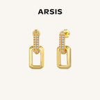 Mix & Match CZ Rectangular Earrings