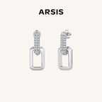 Mix & Match CZ Rectangular Earrings