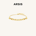 Paperclip Chain Bracelet with Cubic Zirconia