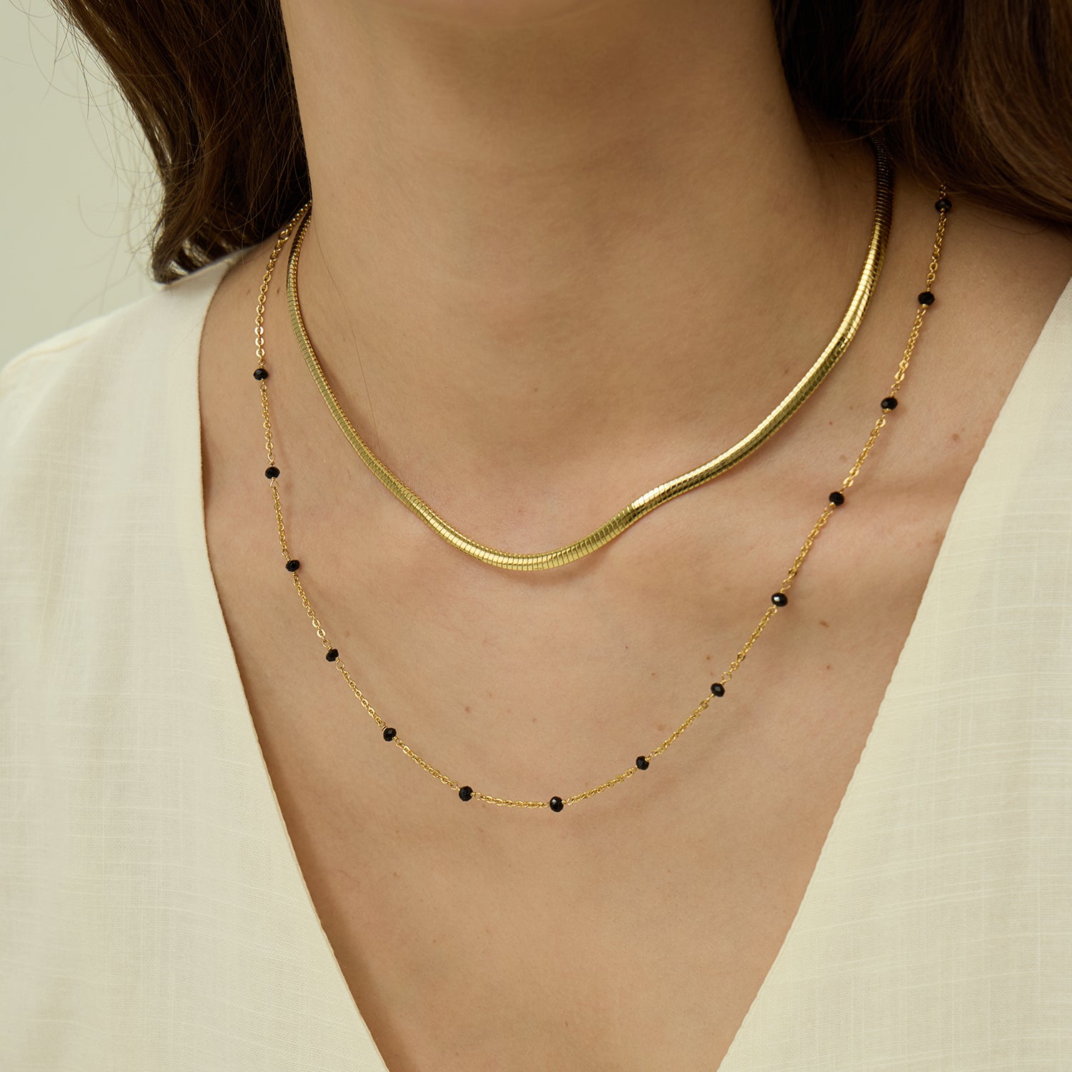 Mix & Match Thin Cobra Chain Necklace