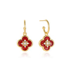 Secret Garden Clover Drop Earrings
