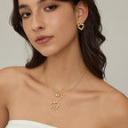 Symbolic Heart Cross Pendant Necklace