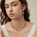 Baroque Pearl Patchwork Necklace