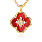Secret Garden Clover Pendant Necklace