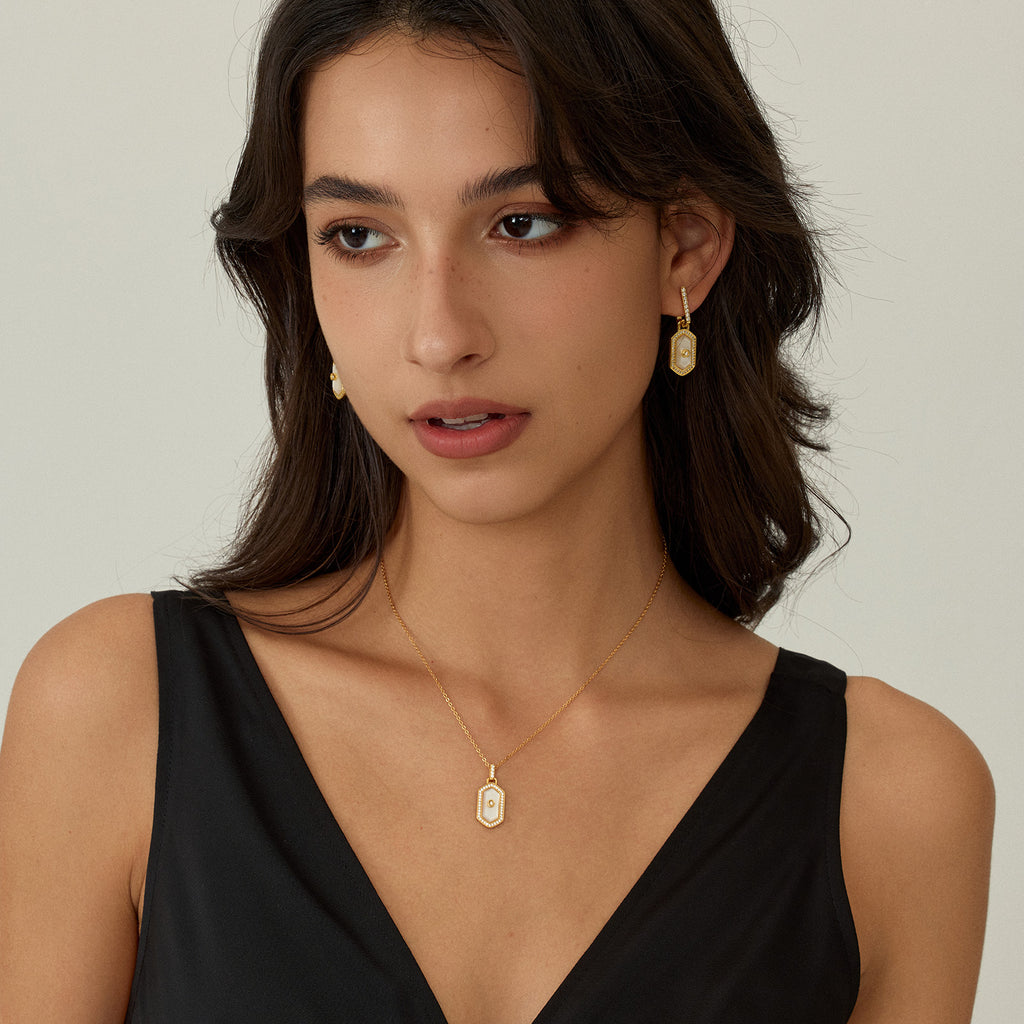Innocence Age Shield Pendant Necklace