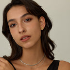 Cubic Zirconia Woven Sugar Cube Studs