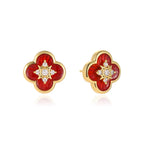 Secret Garden Clover Stud Earrings
