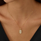 Innocence Age Shield Pendant Necklace