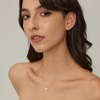 Innocence Age CZ Heart Pendant Necklace