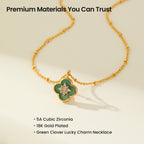 Secret Garden Clover Pendant Necklace