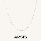 Wave Thin Chain Link Necklace