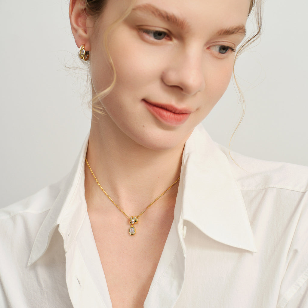 Lucia Sugar Cube Necklace