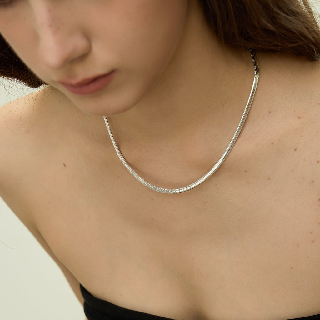 Mix & Match Thin Cobra Chain Necklace