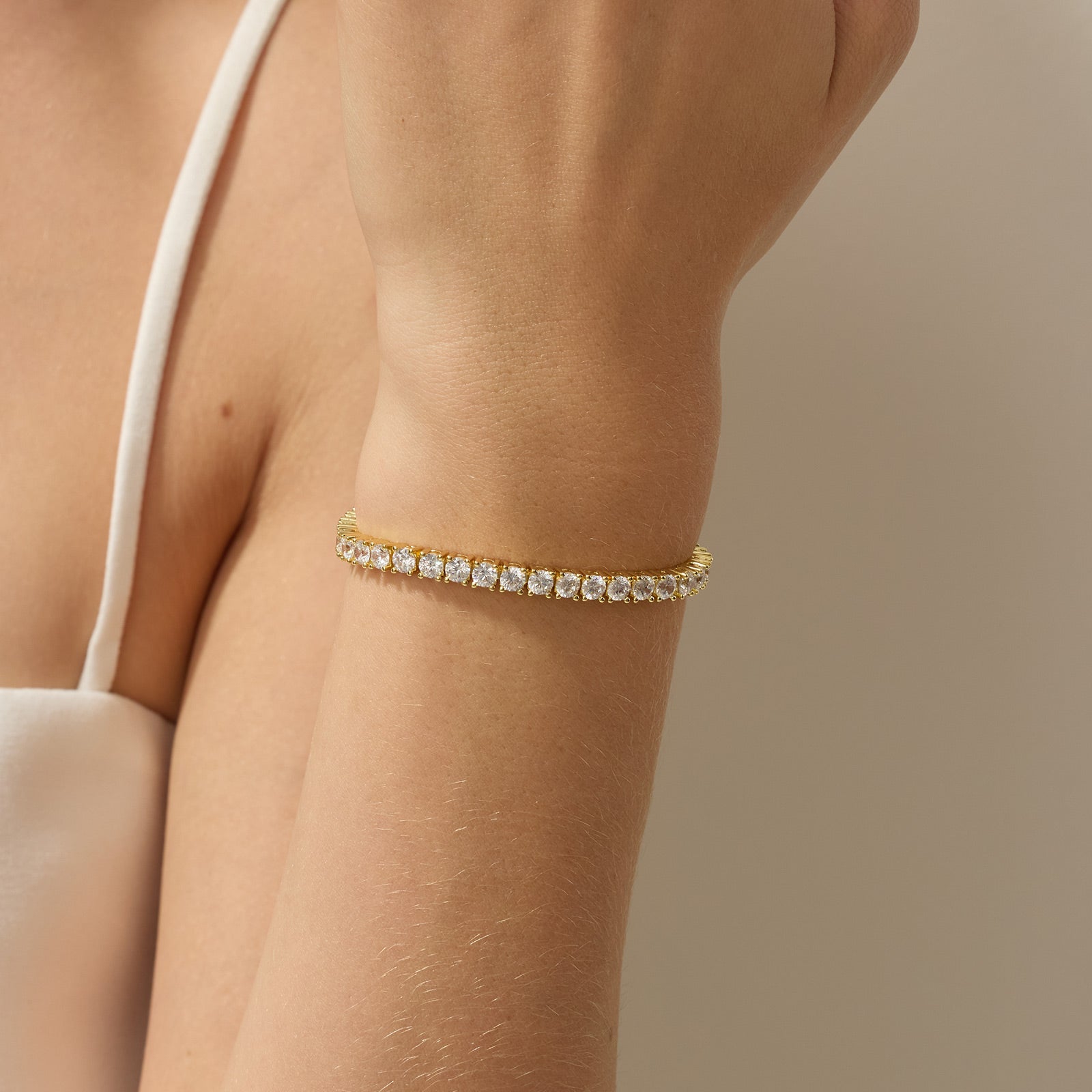 Victoria Tennis Bracelet with Cubic Zirconia