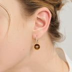 Lucky Star Huggie Earrings