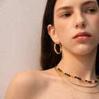 Mix & Match Textured Large Hoops