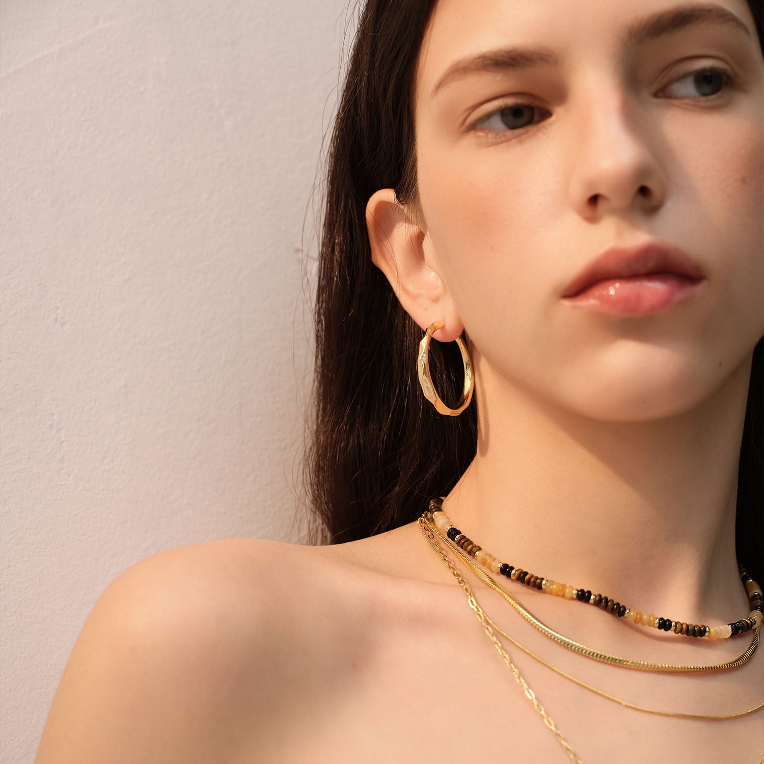 Mix & Match Textured Large Hoops