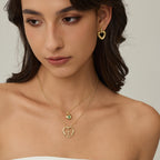 Symbolic Heart Cross Pendant Necklace