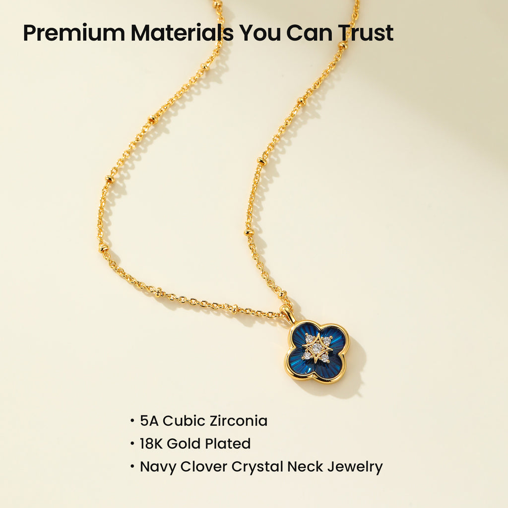 Secret Garden Clover Pendant Necklace